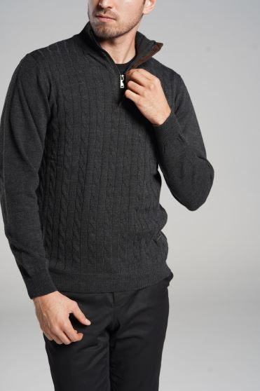 نیم زیپ طرح کاموا