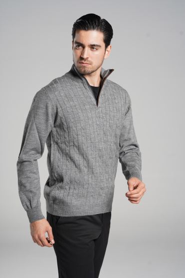 نیم زیپ طرح کاموا