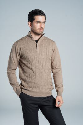 نیم زیپ طرح کاموا