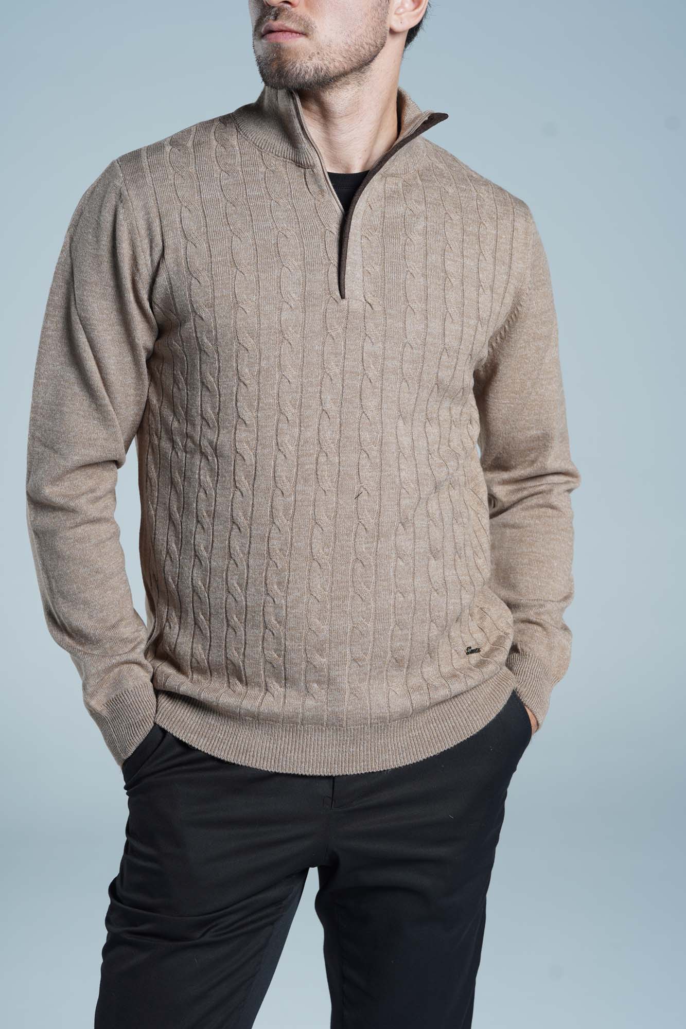 نیم زیپ طرح کاموا