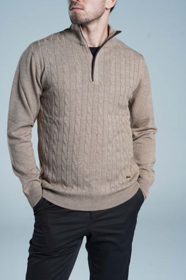 نیم زیپ طرح کاموا