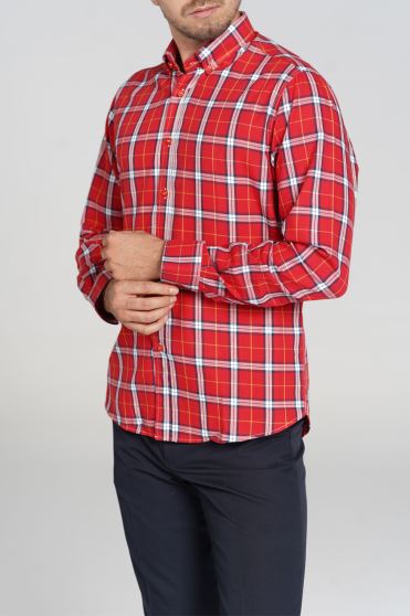 پیراهن چهارخانه