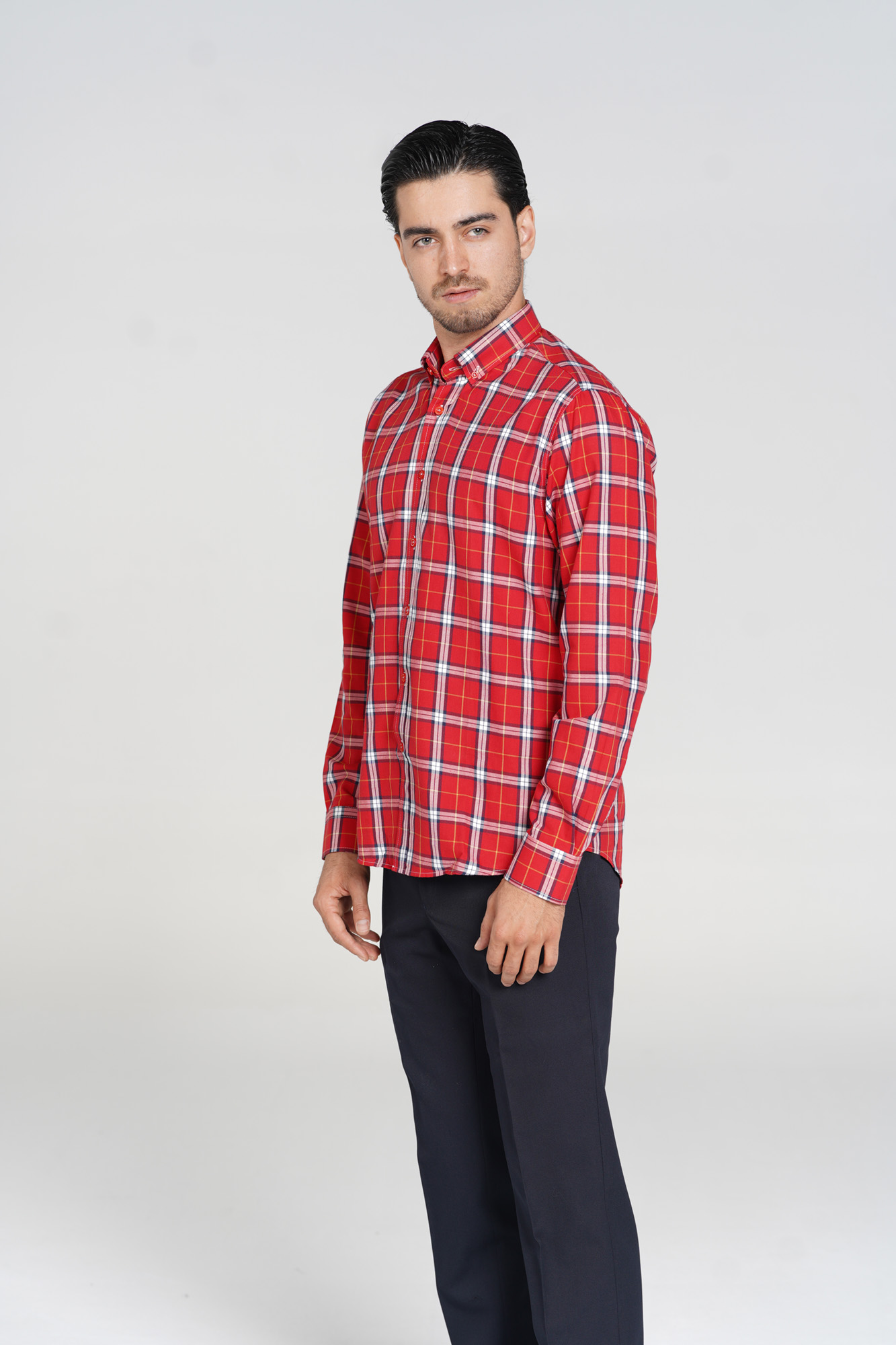 پیراهن چهارخانه