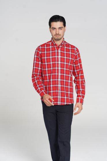 پیراهن چهارخانه