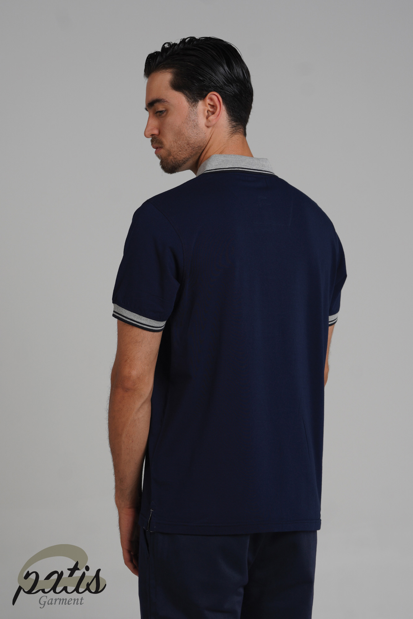 پولوشرت یقه دورنگ