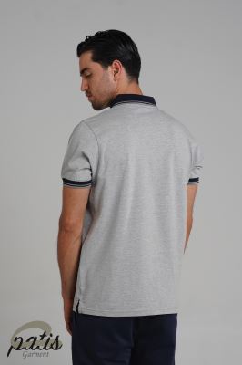 پولوشرت یقه دورنگ