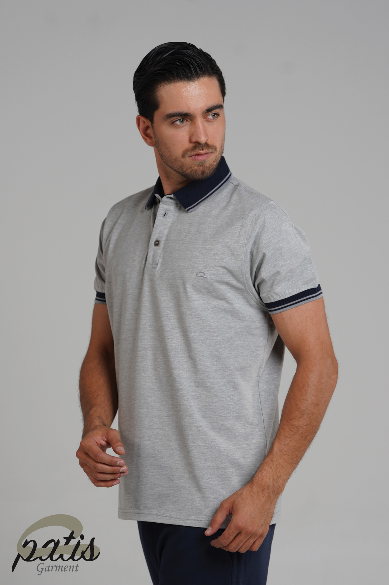 پولوشرت یقه دورنگ