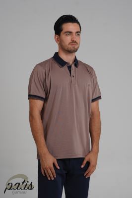 پولوشرت یقه دورنگ