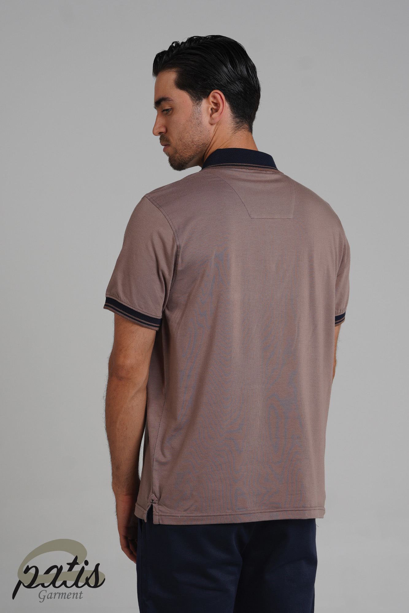 پولوشرت یقه دورنگ