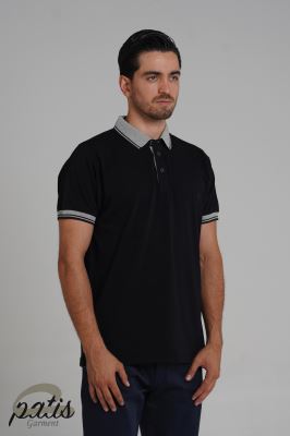 پولوشرت یقه دورنگ