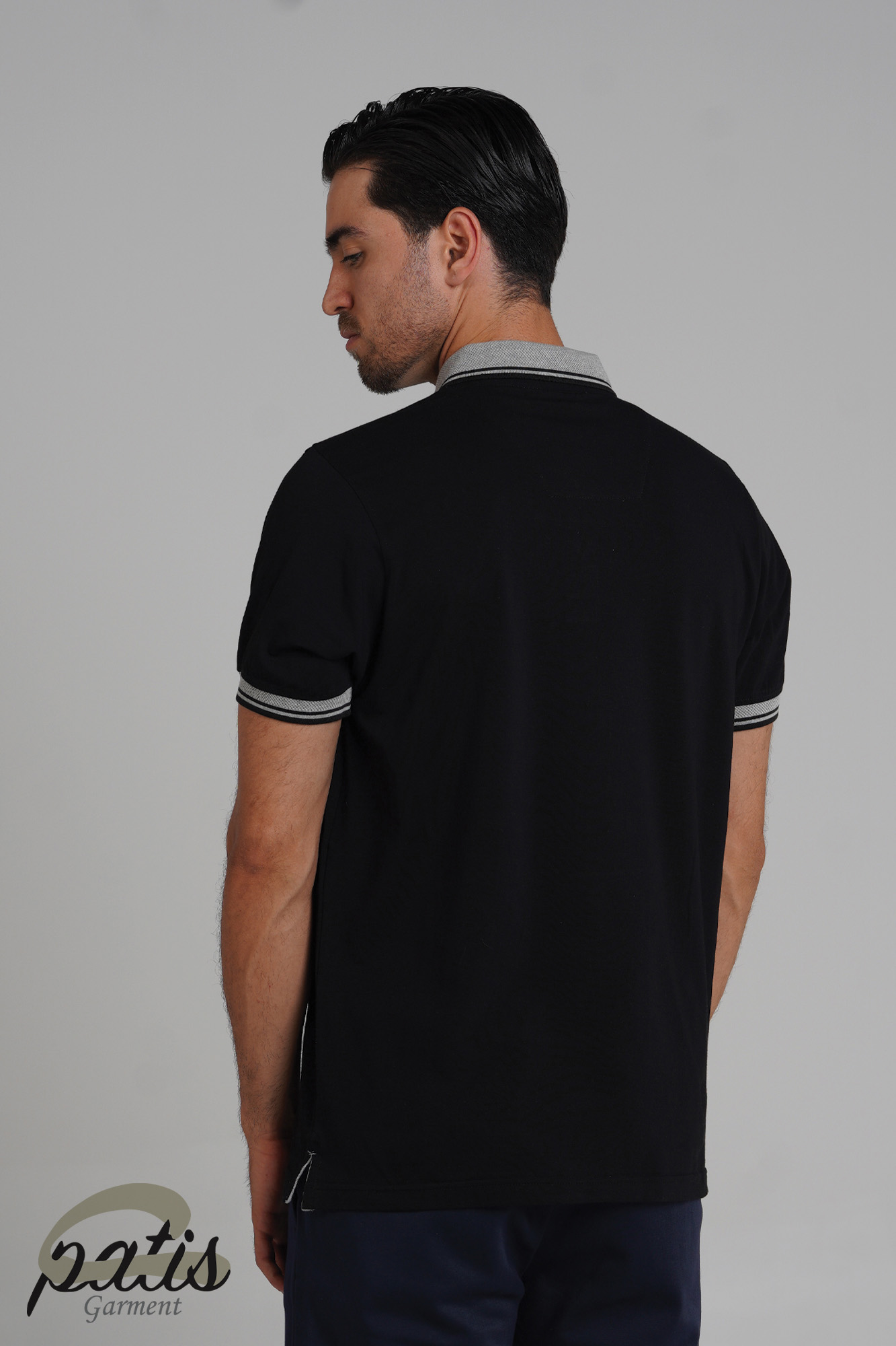 پولوشرت یقه دورنگ