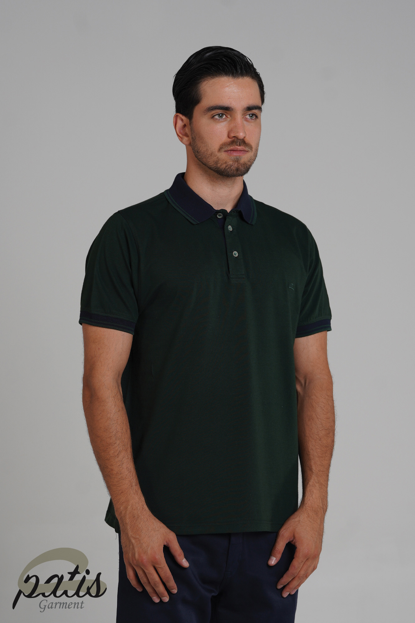 پولوشرت یقه دورنگ