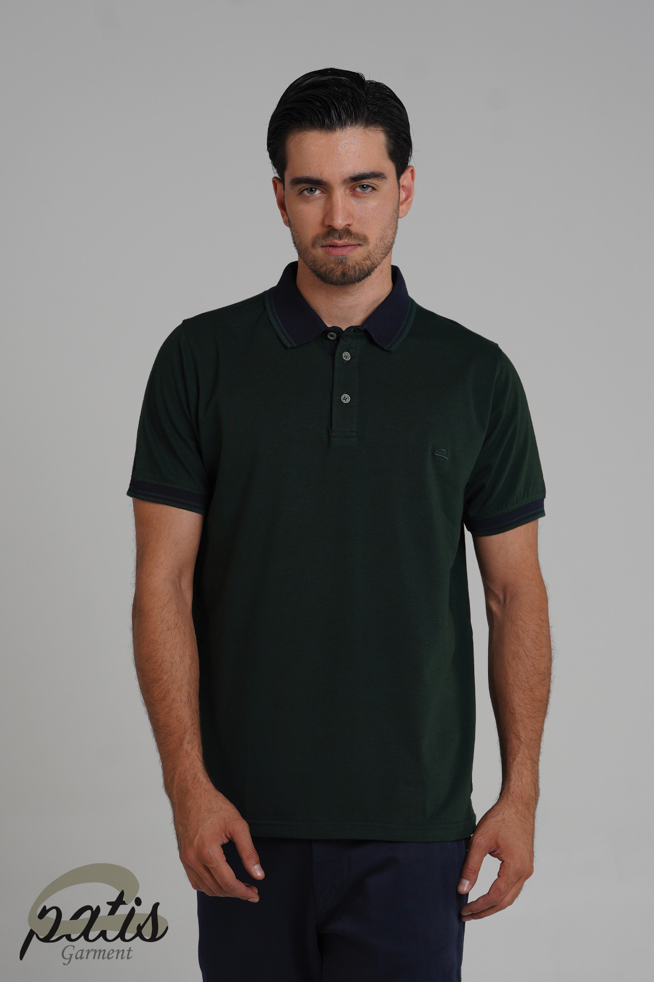 پولوشرت یقه دورنگ