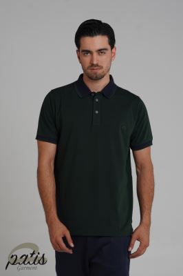 پولوشرت یقه دورنگ