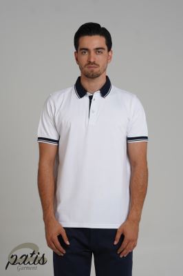 پولوشرت یقه دورنگ