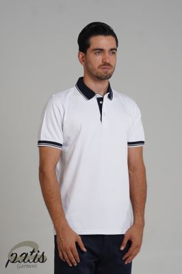 پولوشرت یقه دورنگ