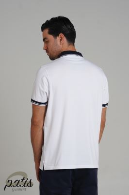 پولوشرت یقه دورنگ