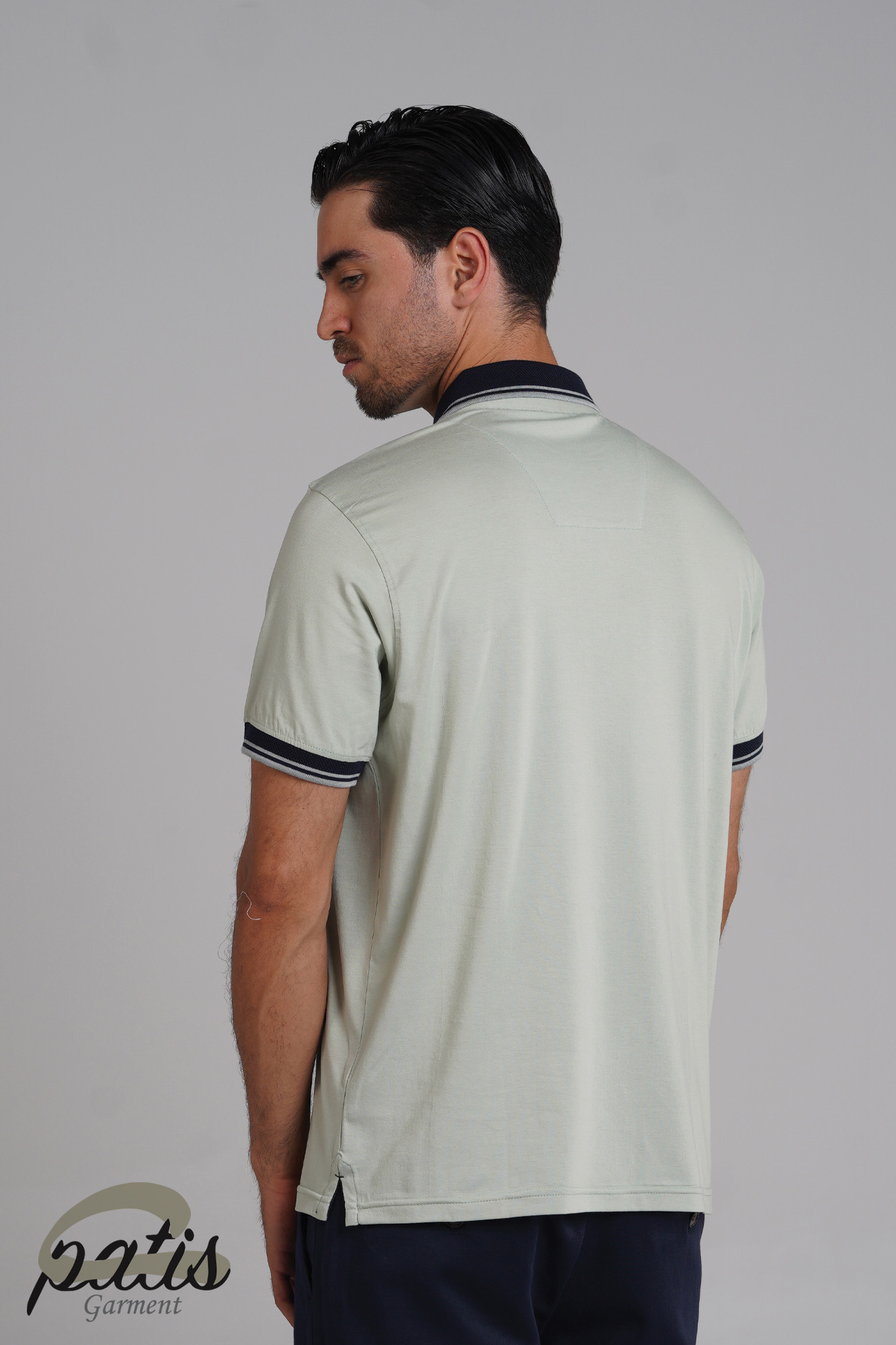 پولوشرت یقه دورنگ