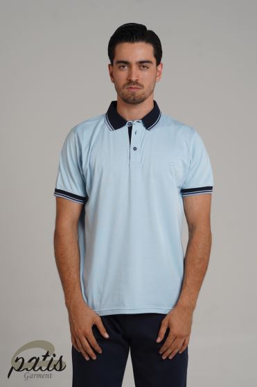 پولوشرت یقه دورنگ