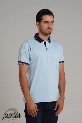 پولوشرت یقه دورنگ