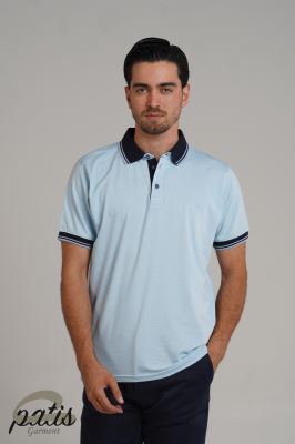 پولوشرت یقه دورنگ