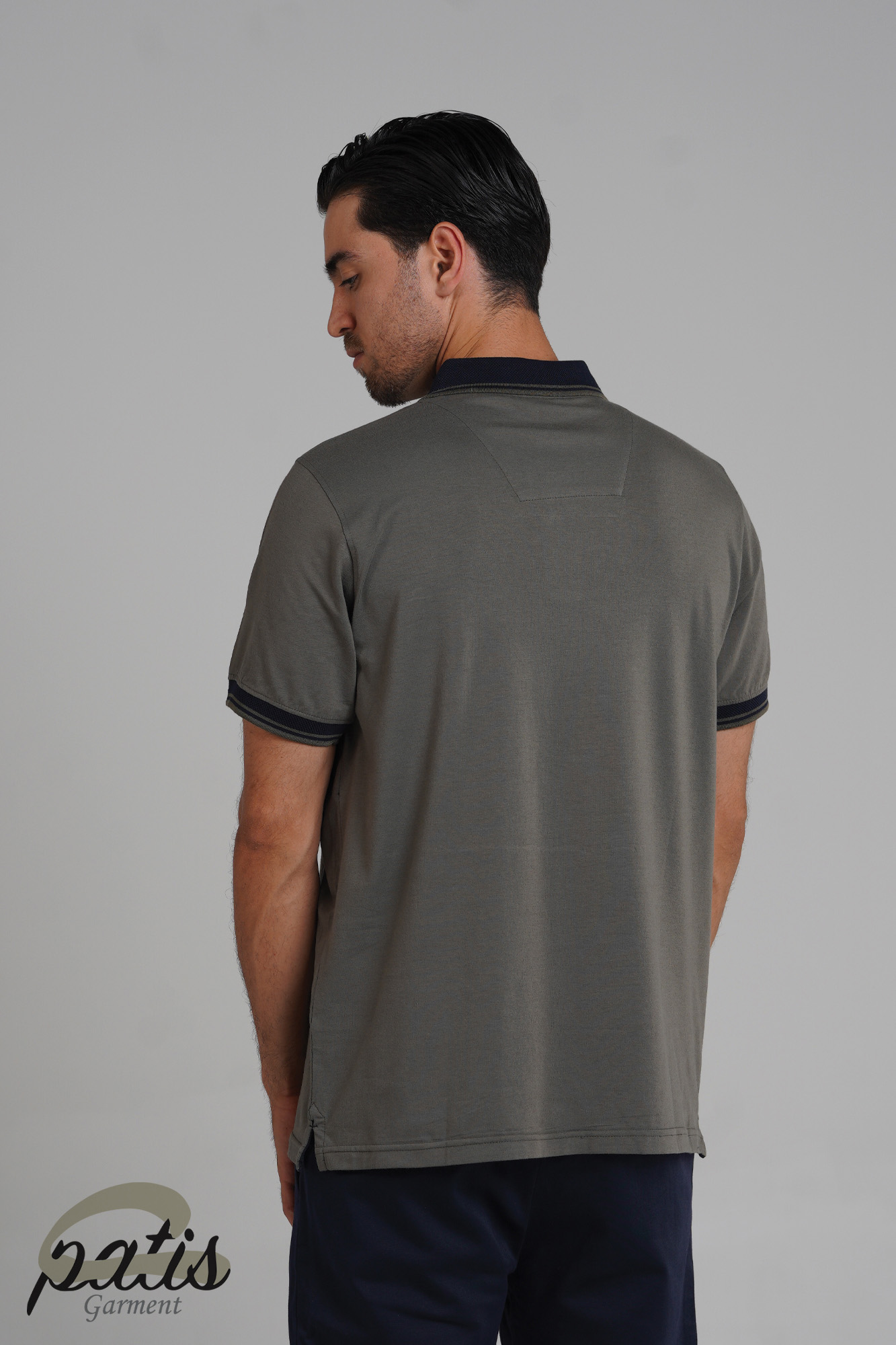 پولوشرت یقه دورنگ