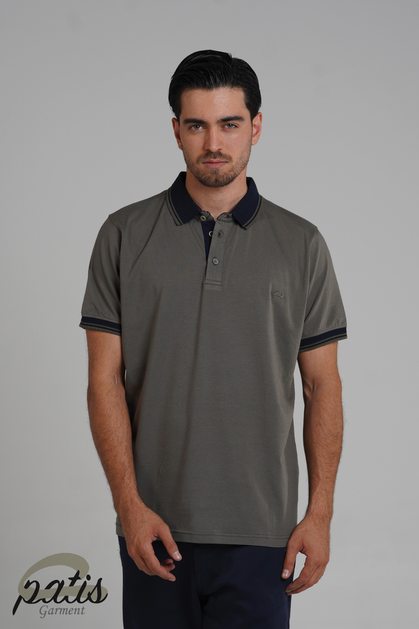 پولوشرت یقه دورنگ