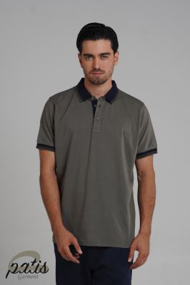 پولوشرت یقه دورنگ