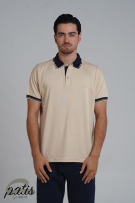 پولوشرت یقه دورنگ